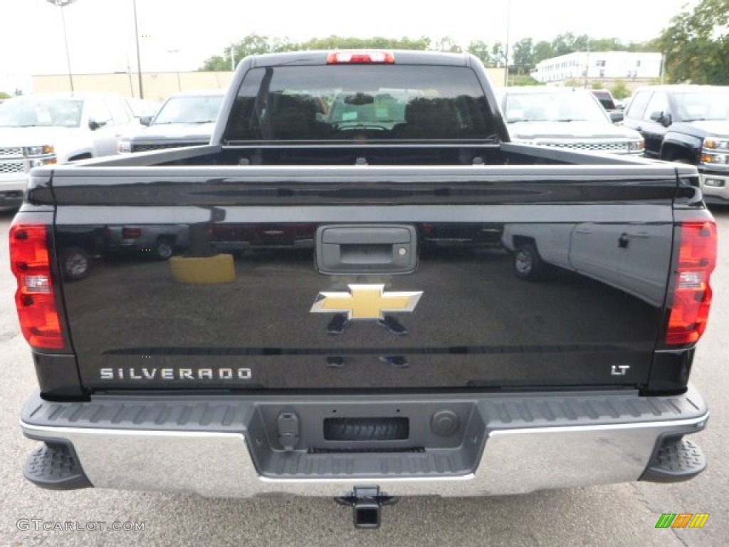 2015 Silverado 1500 LT Double Cab 4x4 - Black / Jet Black photo #4
