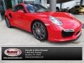 Guards Red 2014 Porsche 911 Turbo Coupe