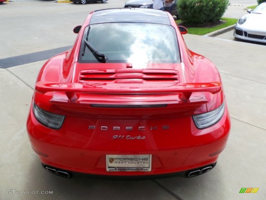 2014 911 Turbo Coupe - Guards Red / Black/Platinum Grey photo #6