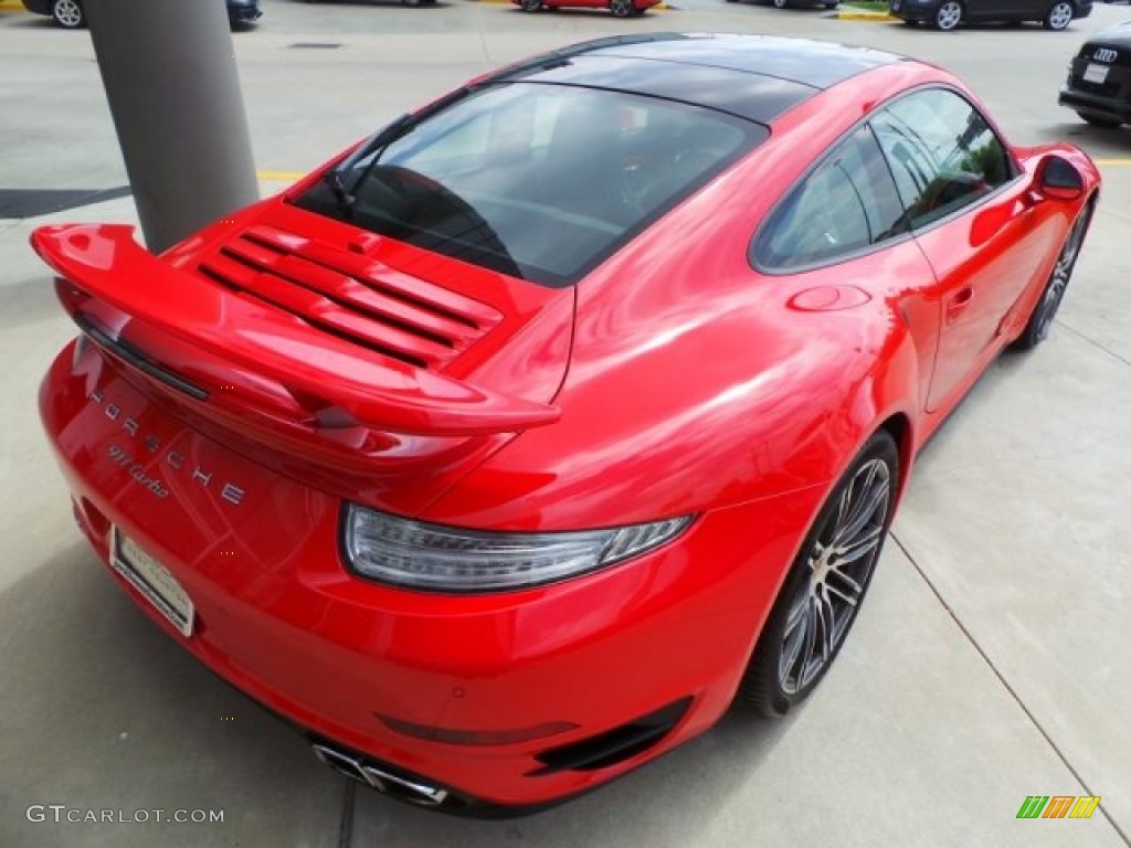 2014 911 Turbo Coupe - Guards Red / Black/Platinum Grey photo #7