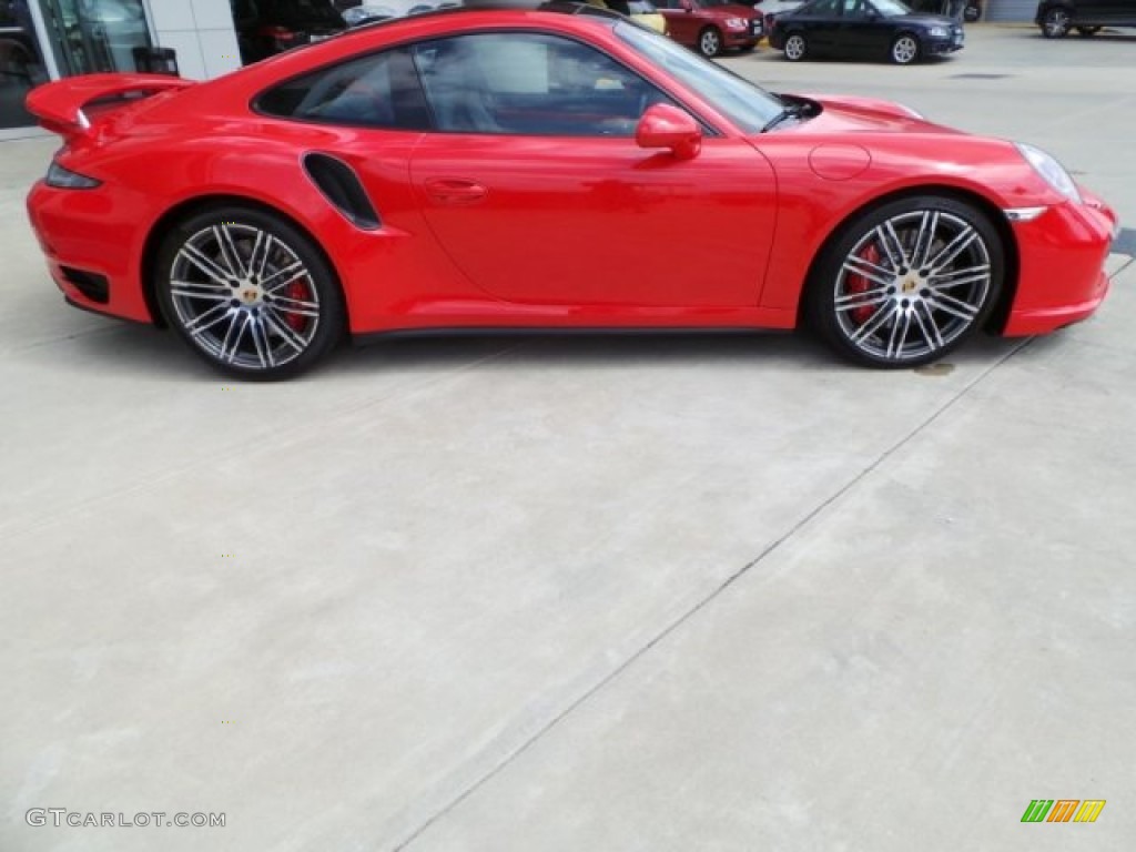 2014 911 Turbo Coupe - Guards Red / Black/Platinum Grey photo #8
