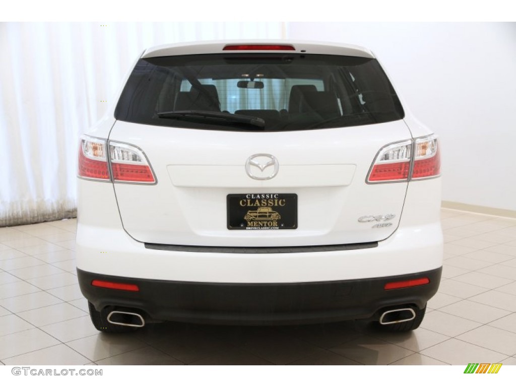 2011 CX-9 Touring AWD - Crystal White Pearl Mica / Sand photo #14
