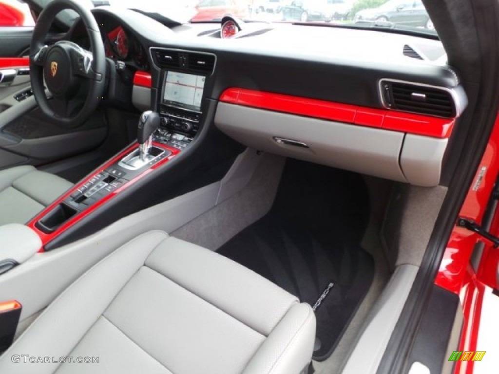 2014 911 Turbo Coupe - Guards Red / Black/Platinum Grey photo #36