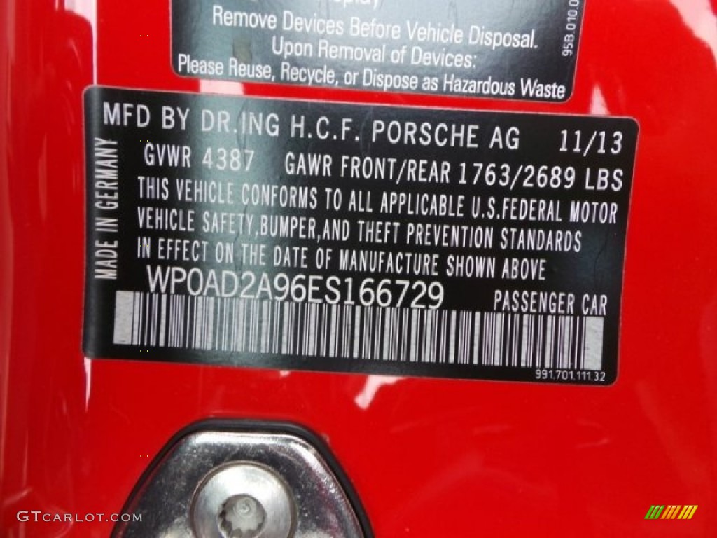 2014 911 Turbo Coupe - Guards Red / Black/Platinum Grey photo #43