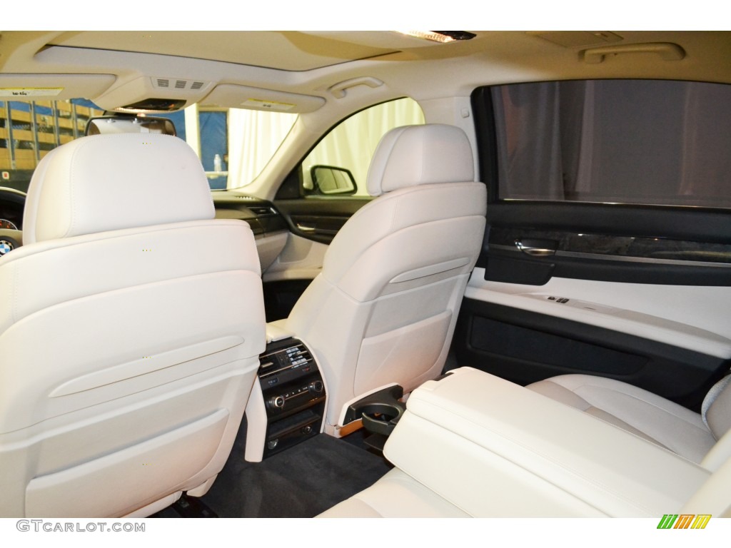 2012 7 Series 740Li Sedan - Mineral White Metallic / Oyster/Black photo #15