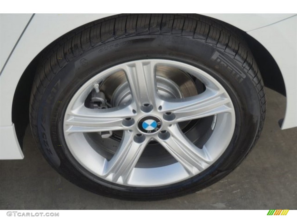 2015 3 Series 328i Sedan - Alpine White / Black photo #4