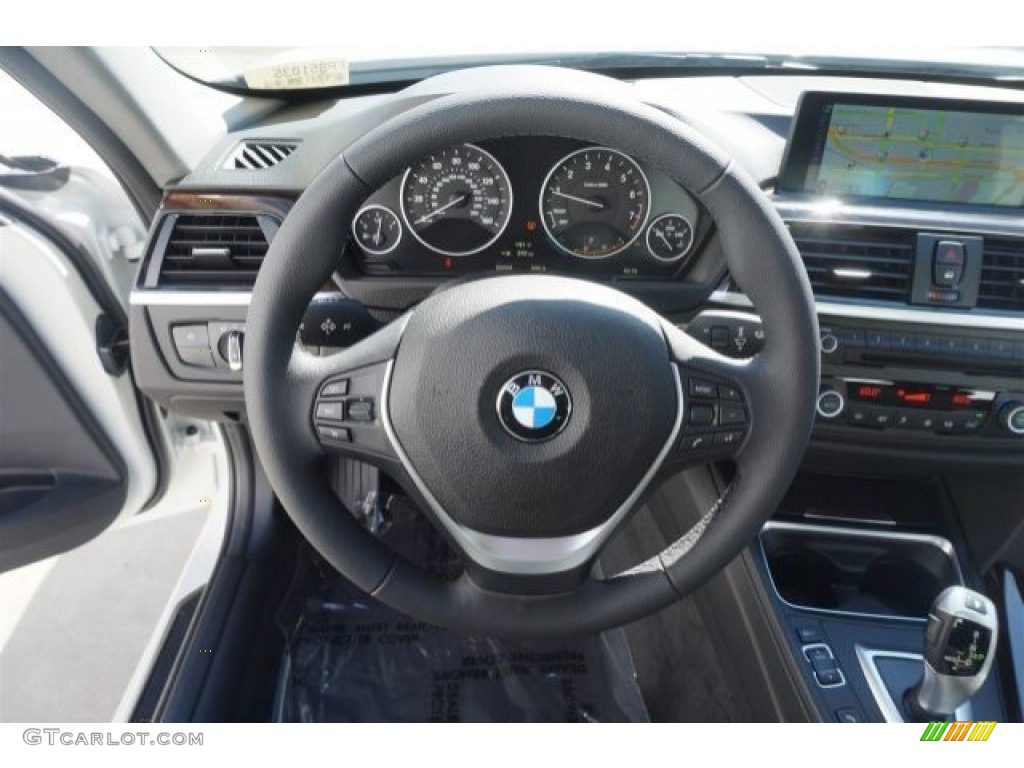 2015 3 Series 328i Sedan - Alpine White / Black photo #9