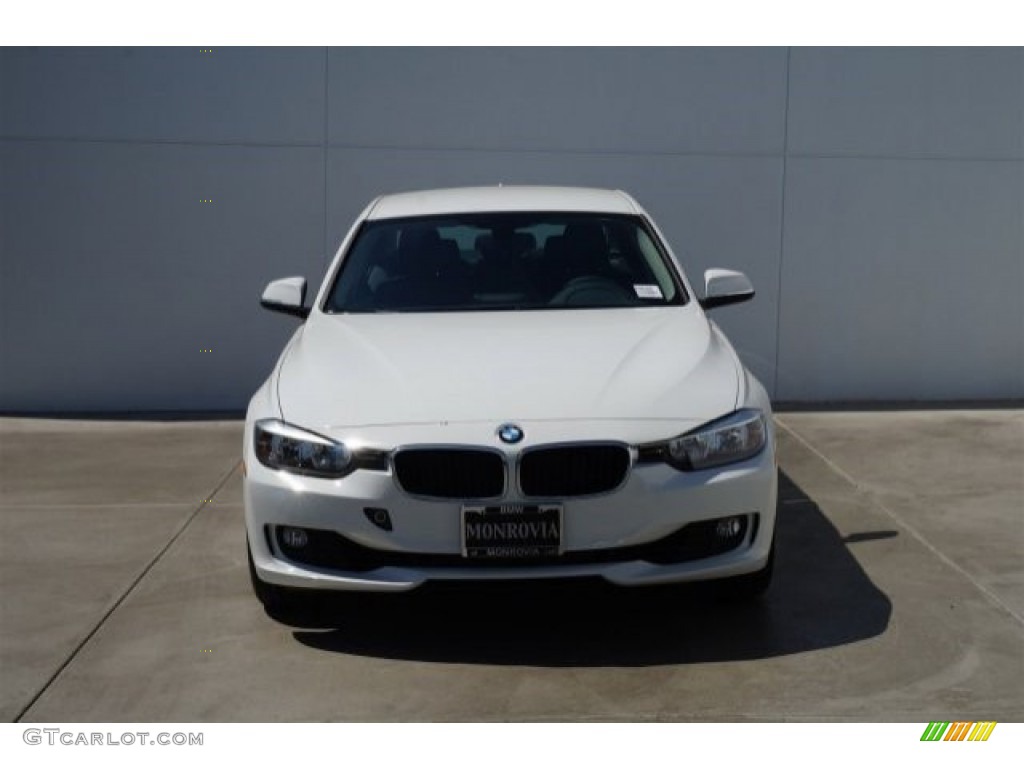 2015 3 Series 328i Sedan - Alpine White / Black photo #3