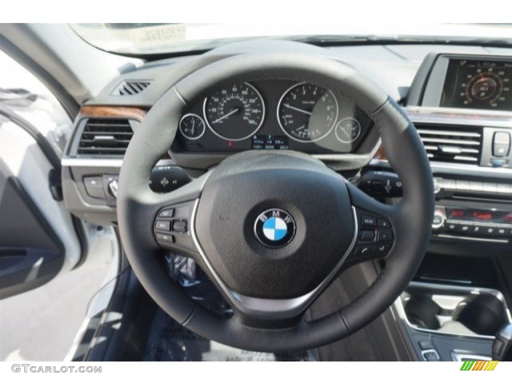 2015 3 Series 328i Sedan - Alpine White / Black photo #8