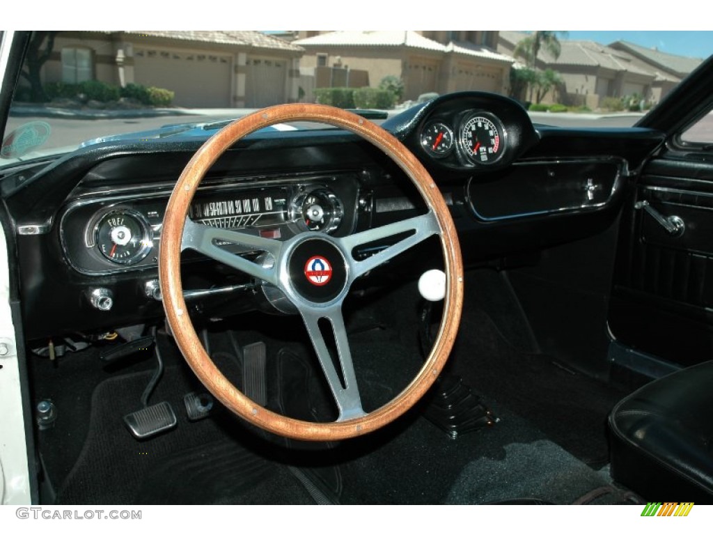 1965 Ford Mustang Shelby GT350 Recreation Black Dashboard Photo #97396901