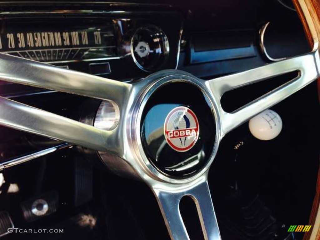1965 Mustang Shelby GT350 Recreation - Wimbledon White/Blue Stripes / Black photo #10
