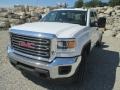 2015 Summit White GMC Sierra 2500HD Double Cab 4x4 Chassis  photo #2