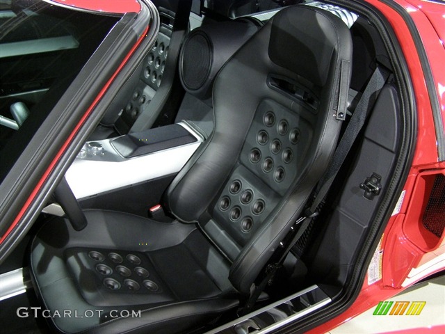 Ebony Black Interior 2005 Ford GT Standard GT Model Photo #97401