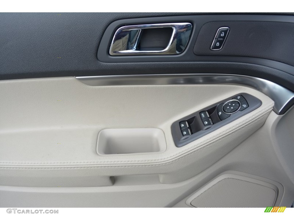 2015 Explorer FWD - Oxford White / Medium Light Stone photo #5