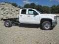  2015 Sierra 2500HD Double Cab 4x4 Chassis Summit White