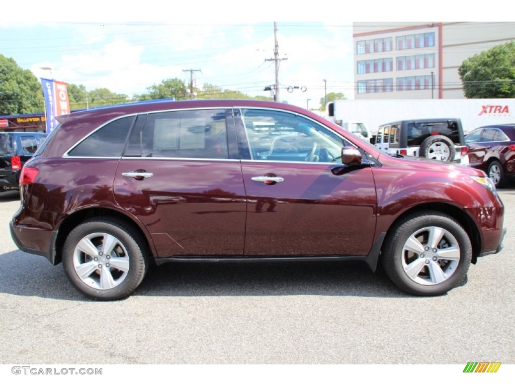 2011 MDX Technology - Dark Cherry Pearl / Taupe photo #2