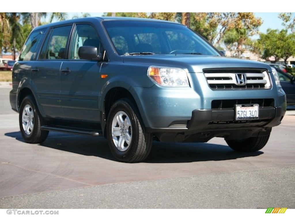2007 Pilot LX - Steel Blue Metallic / Gray photo #1