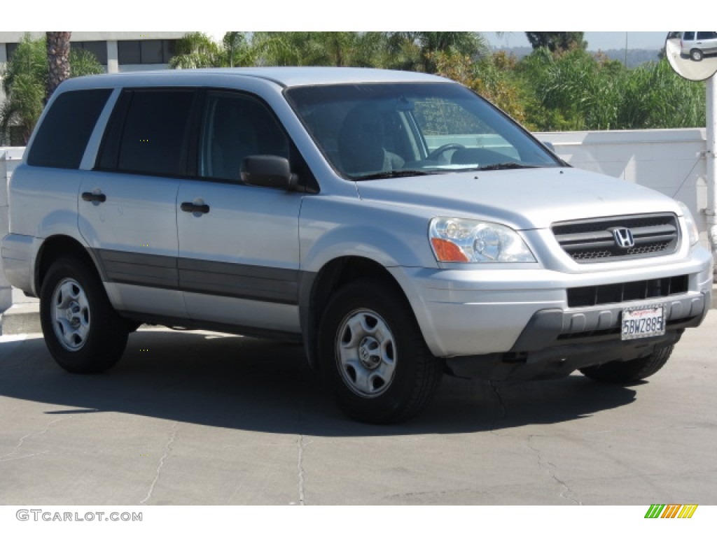 2003 Pilot LX 4WD - Starlight Silver Metallic / Gray photo #1