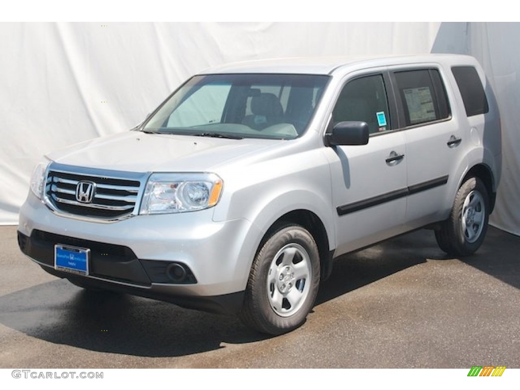 2015 Pilot LX - Alabaster Silver Metallic / Gray photo #3