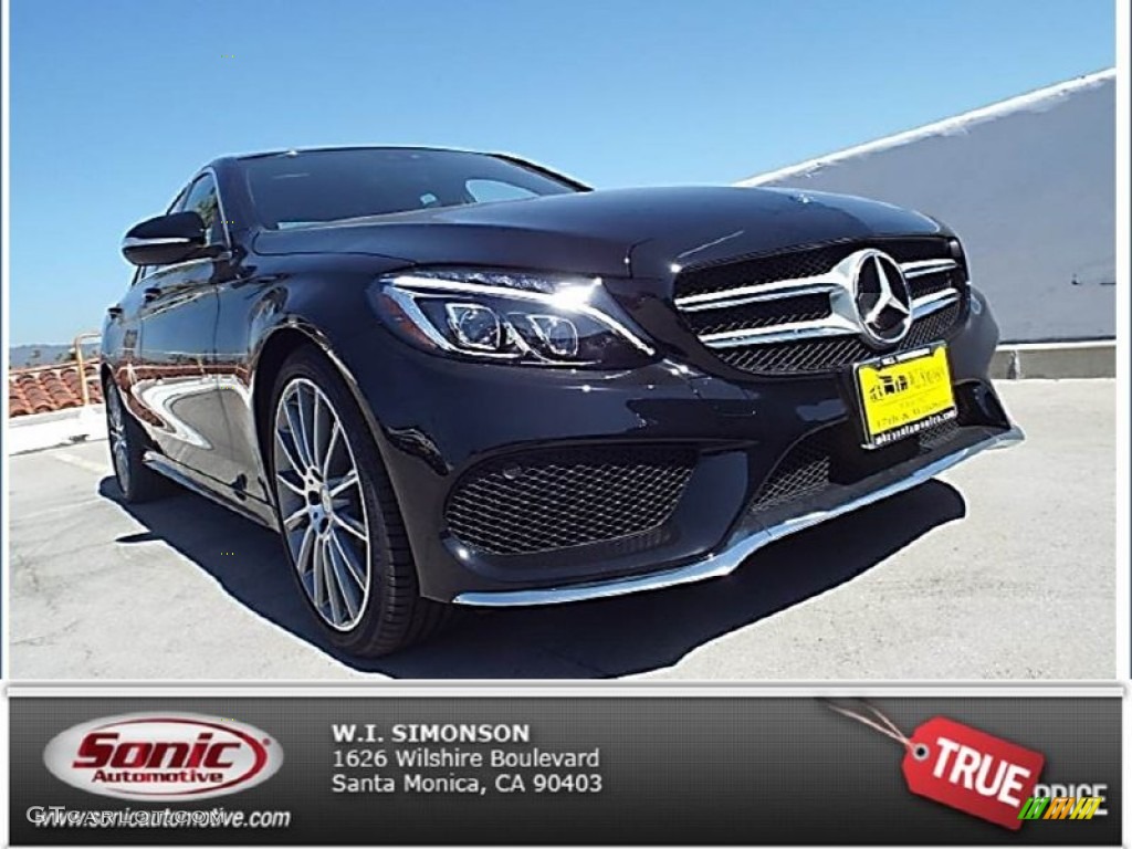 2015 C 400 4Matic - Black / Black photo #1