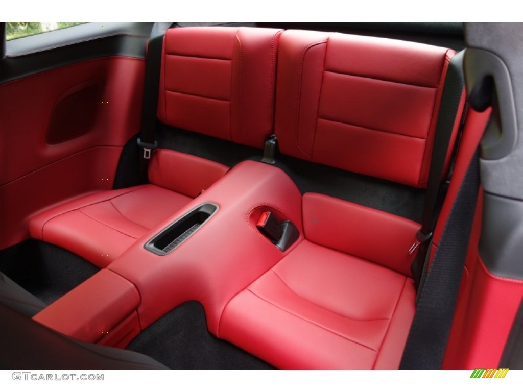 Black/Garnet Red Interior 2015 Porsche 911 Turbo S Coupe Photo #97408109