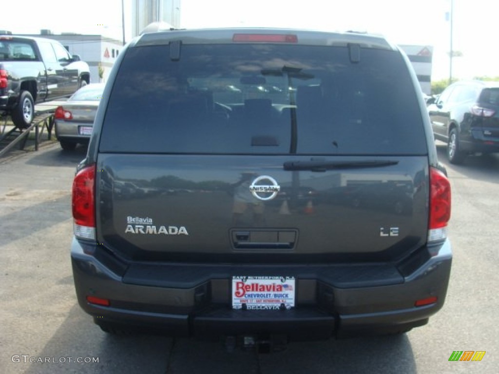 2008 Armada SE 4x4 - Smoke Gray / Charcoal photo #5