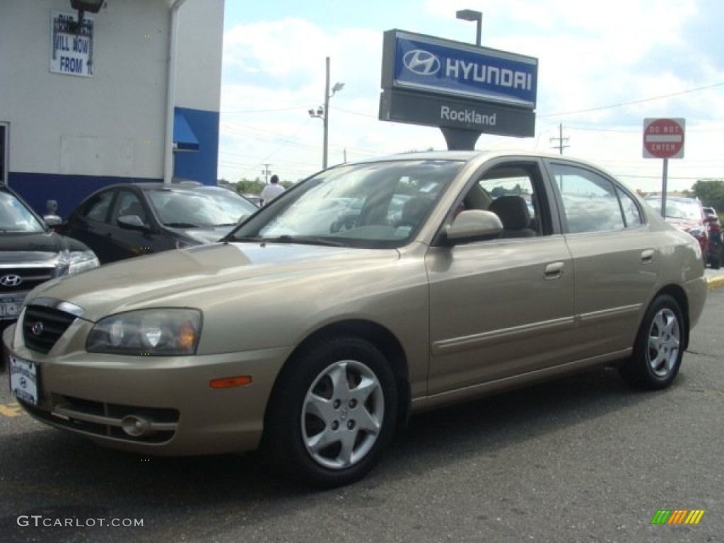 2006 Elantra GLS Sedan - Champagne Beige / Beige photo #1