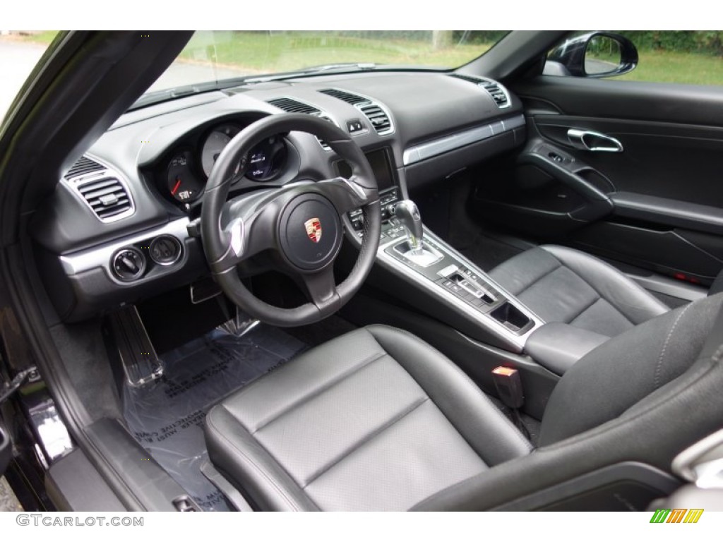 Black Interior 2013 Porsche Boxster S Photo #97408970