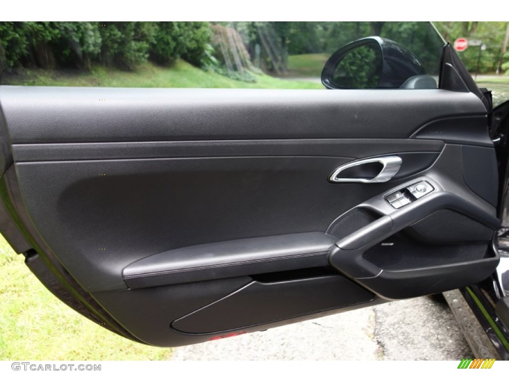 2013 Porsche Boxster S Black Door Panel Photo #97408991