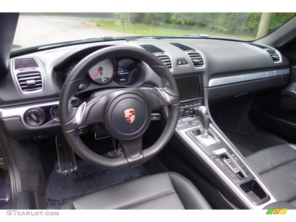 2013 Porsche Boxster S Black Dashboard Photo #97409120