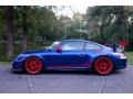 2011 Aqua Blue Metallic/Guards Red Porsche 911 GT3 RS  photo #3