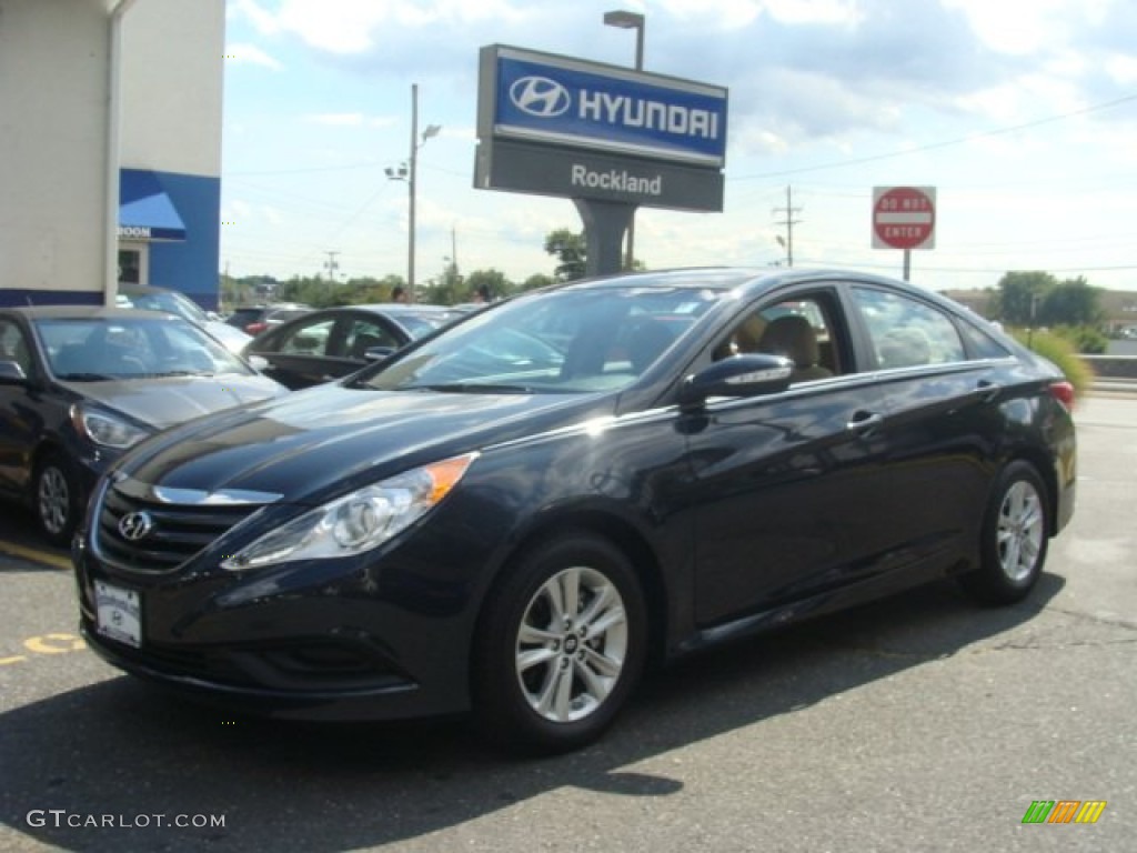 2014 Sonata GLS - Pewter Gray Metallic / Camel photo #1