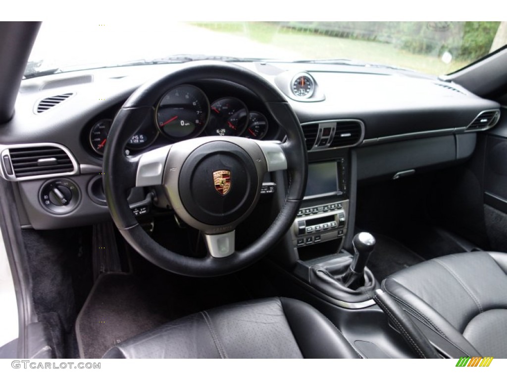 Black Interior 2005 Porsche 911 Carrera S Coupe Photo #97410050