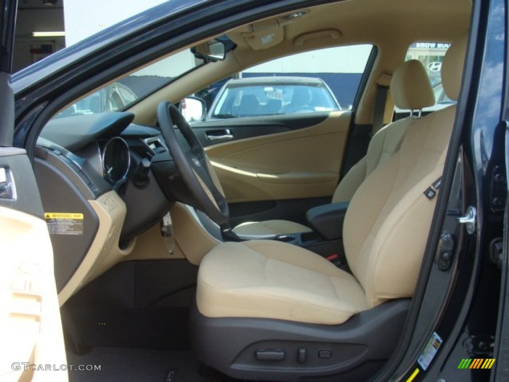 2014 Sonata GLS - Pewter Gray Metallic / Camel photo #10