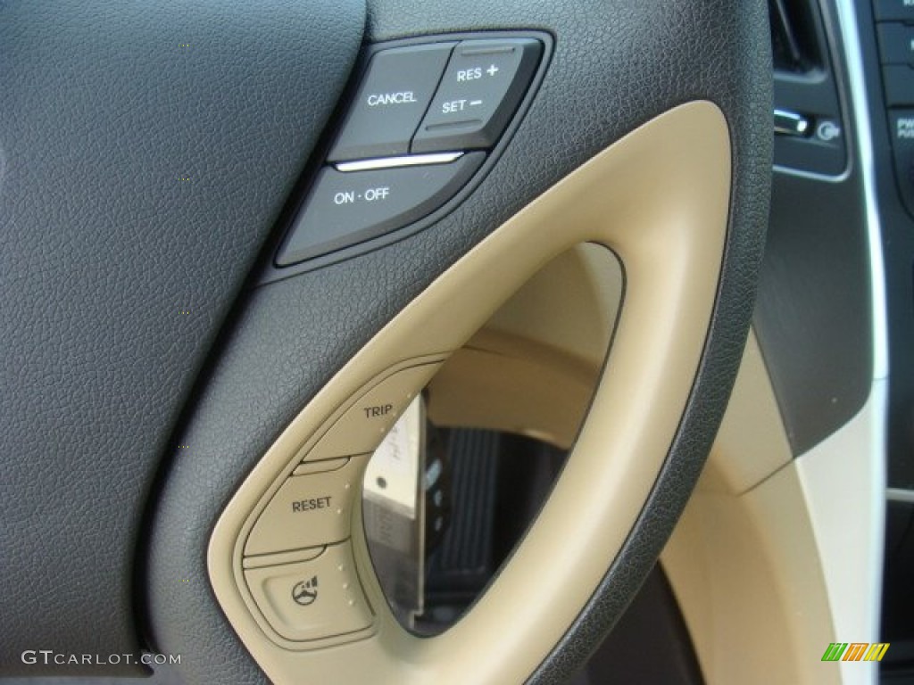 2014 Sonata GLS - Pewter Gray Metallic / Camel photo #15