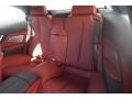 2015 BMW 6 Series Vermilion Red Interior Rear Seat Photo