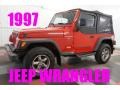Flame Red 1997 Jeep Wrangler Sport 4x4