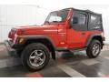 1997 Flame Red Jeep Wrangler Sport 4x4  photo #2