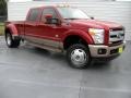 Ruby Red Metallic - F350 Super Duty King Ranch Crew Cab 4x4 Dually Photo No. 2