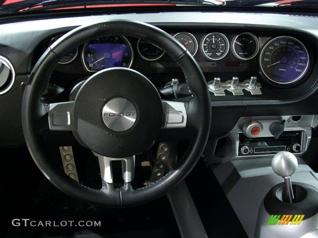 2005 Ford GT Standard GT Model Ebony Black Dashboard Photo #97413
