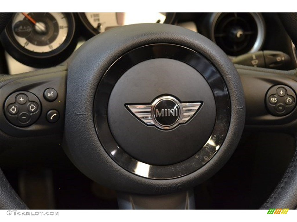 2014 Cooper Convertible - Lightning Blue Metallic / Carbon Black photo #23