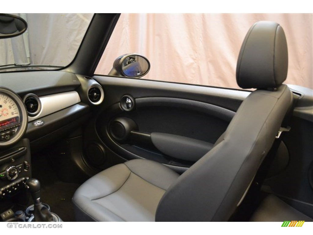 2014 Cooper Convertible - Lightning Blue Metallic / Carbon Black photo #27