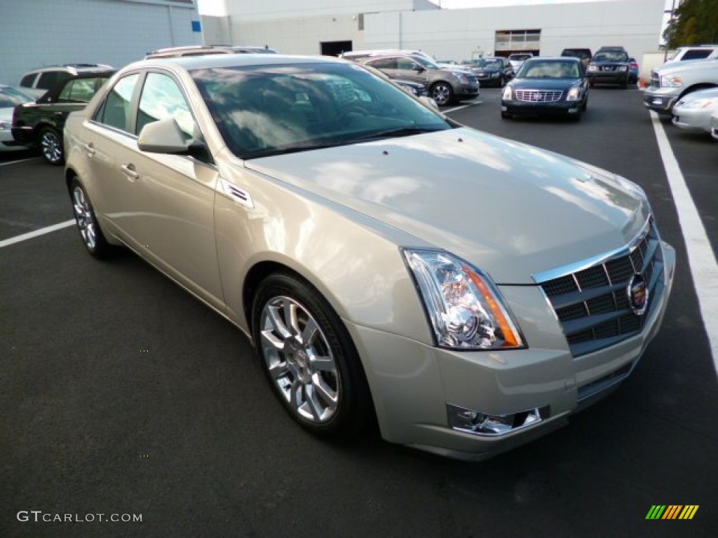 Gold Mist 2009 Cadillac CTS 4 AWD Sedan Exterior Photo #97417424