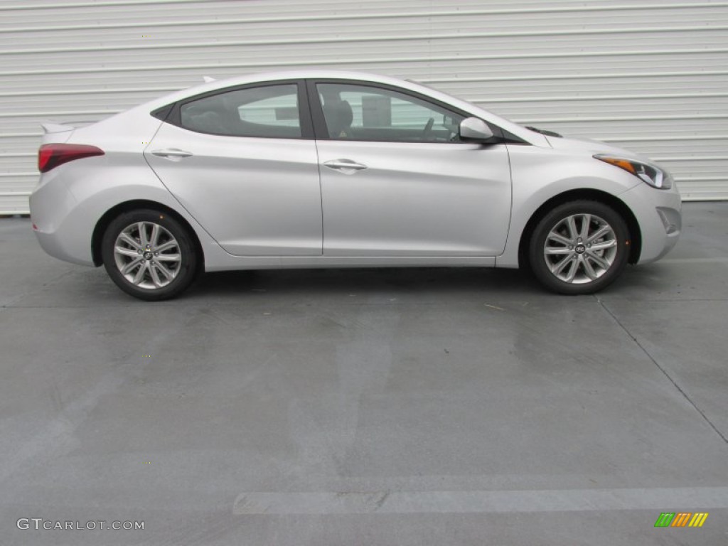 2015 Elantra SE Sedan - Shimmering Air Silver / Gray photo #3