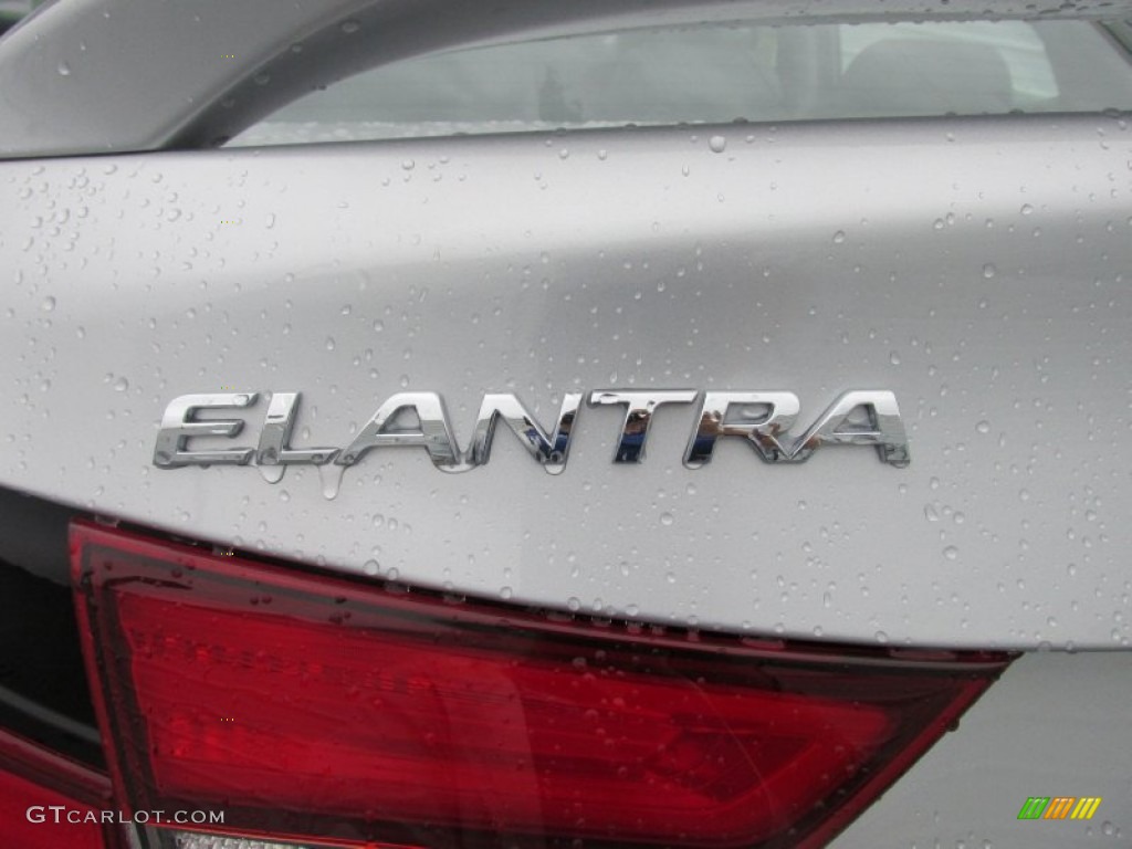 2015 Elantra SE Sedan - Shimmering Air Silver / Gray photo #14