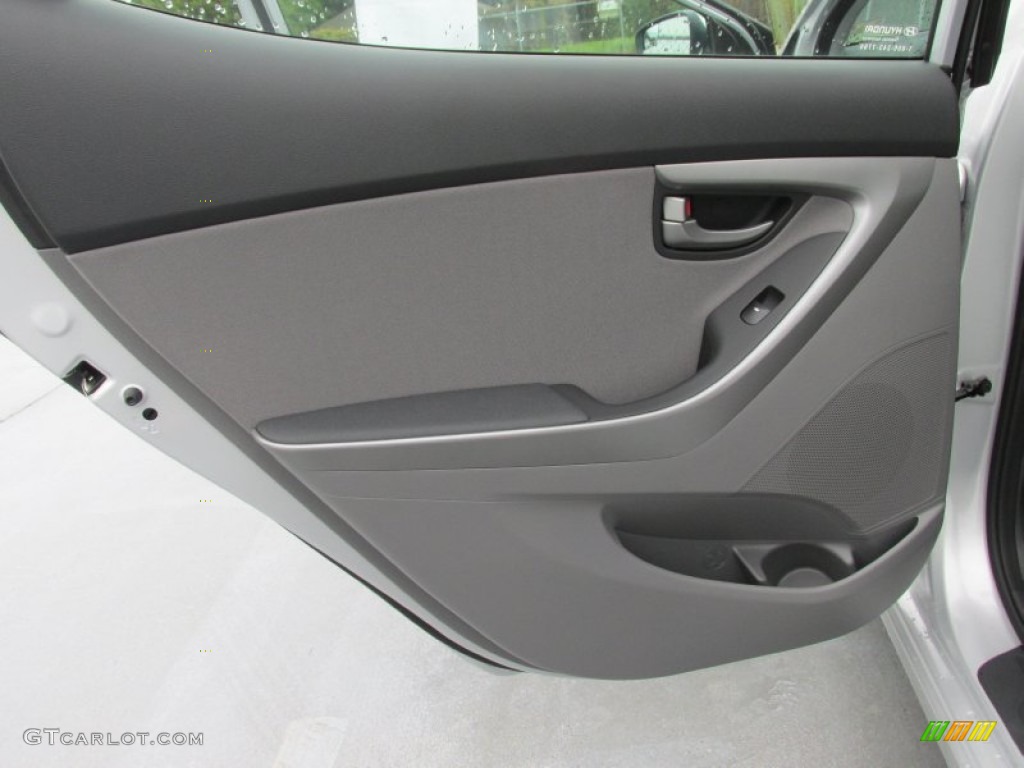 2015 Elantra SE Sedan - Shimmering Air Silver / Gray photo #18