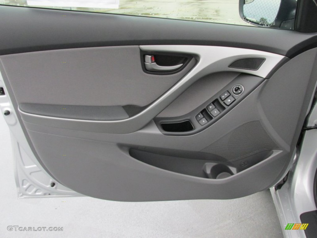 2015 Elantra SE Sedan - Shimmering Air Silver / Gray photo #20