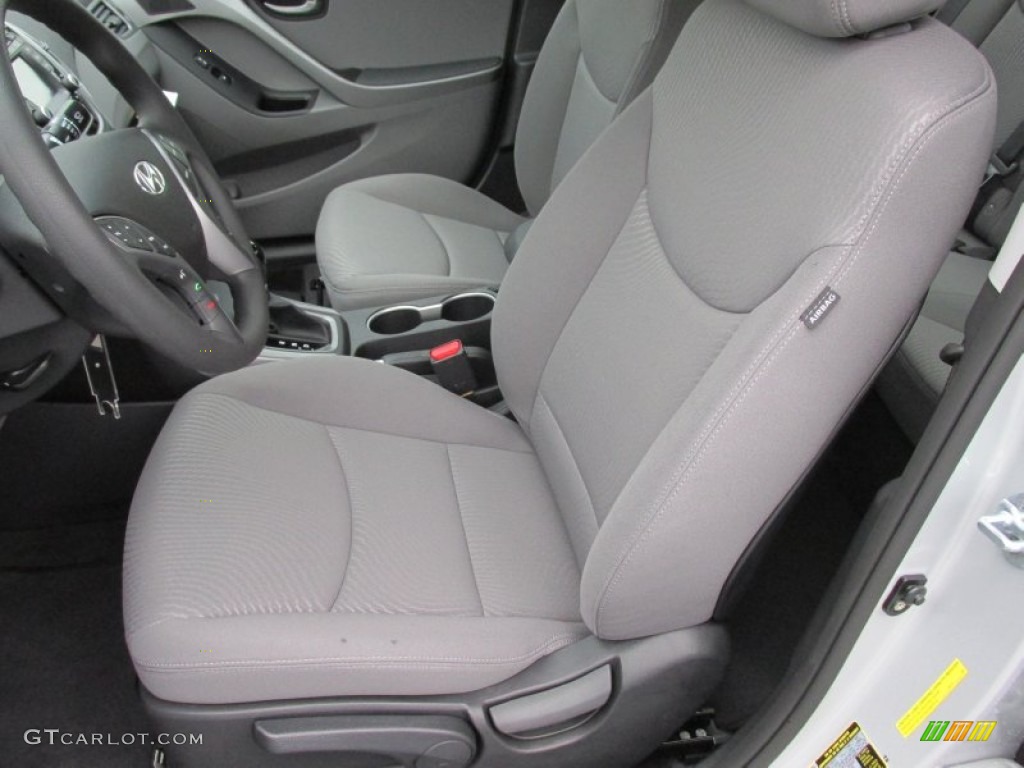 2015 Elantra SE Sedan - Shimmering Air Silver / Gray photo #22