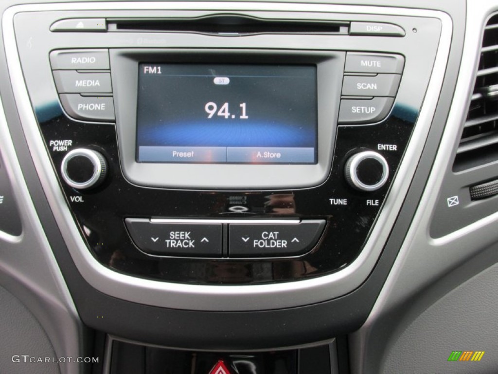 2015 Elantra SE Sedan - Shimmering Air Silver / Gray photo #26