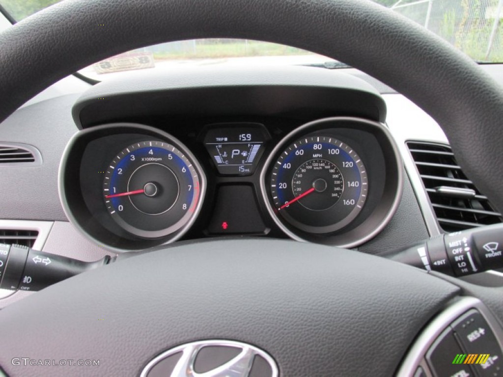 2015 Elantra SE Sedan - Shimmering Air Silver / Gray photo #30